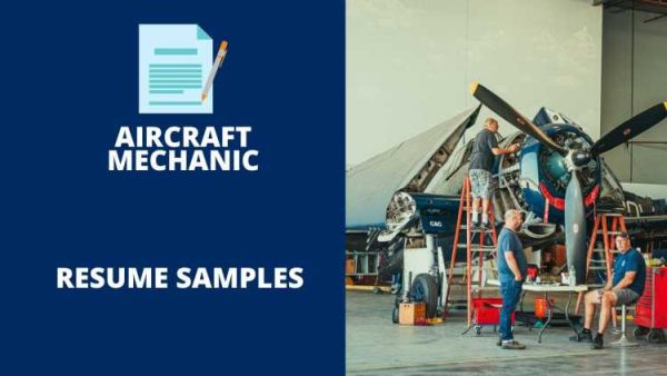 Aircraft Mechanic Resume Sample 600x338 